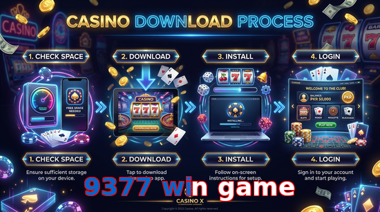 Game list for 9377 Win Game download section