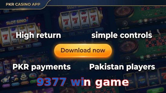Main screen of 9377 Win Game gamedownload page for PK players